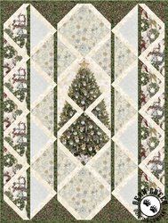 A Very Merry Christmas - Frosted Windowpanes Free Quilt Pattern