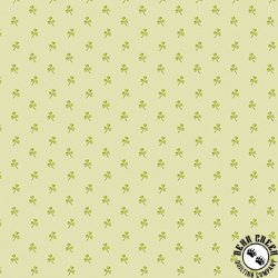 Andover Fabrics Little Clover Polka Clover Grellow