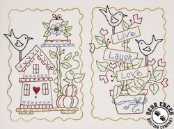 Live Laugh Love Free Embroidery Pattern by Lecien and Bird Brain Designs Live Laugh Love Free Embroidery Pattern by Lecien and Bird Brain Designs