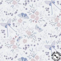 Lewis and Irene Fabrics Evenfall Pale Grey