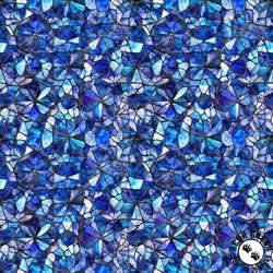 QT Fabrics Mosaic Blooms Mosaic Blender Blue QT Fabrics Mosaic Blooms Mosaic Blender Blue