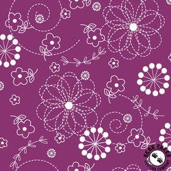 Maywood Studio Kimberbell Basics Doodles Violet Red Maywood Studio Kimberbell Basics Doodles Violet Red