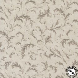 Moda Vintage Linen Flourishing Plaza Silver