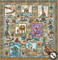 Wilderness Expressions - Watercolor Wildlife Free Quilt Pattern by Robert Kaufman Fabrics