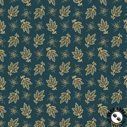 Andover Fabrics Carolina Falling Fleur Blue Andover Fabrics Carolina Falling Fleur Blue