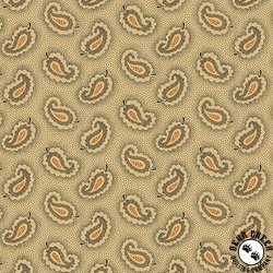 Andover Fabrics Carolina Paisley Black Andover Fabrics Carolina Paisley Black