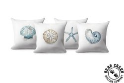 Riley Blake Designs Blue Escape Coastal Home Dec Pillow Panel