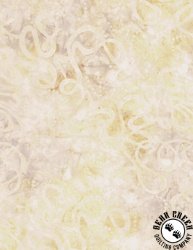Wilmington Prints Granite Bay Batik Loops and Dots Cream