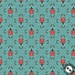 Cloud9 Fabrics Eventide Ladybird Turquoise Cloud9 Fabrics Eventide Ladybird Turquoise