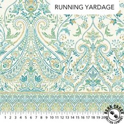 Northcott Mariposa Full Width Border Cream/Multi Northcott Mariposa Full Width Border Cream/Multi