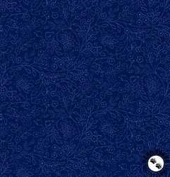 Maywood Studio Blue Belle Trailing Leaf Navy