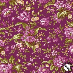 Maywood Studio Veranda Focal Floral Plum
