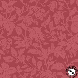 Maywood Studio Regal Rose Tonal Leaves Red