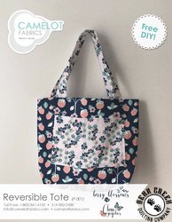 Berry Blossoms - Reversible Tote Free Pattern
