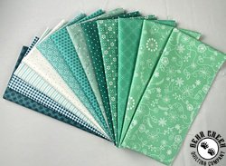 Kimberbell Basics and Beautiful Basics Extra Wide Strip Pack - MARINE AQUA/TEALS