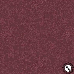 Maywood Studio Rustle Line Leaves Maroon