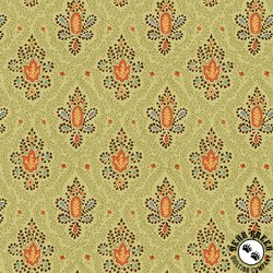 Andover Fabrics Autumn Woods Cornucopia Green