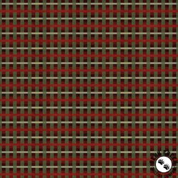 Riley Blake Designs Up on the Housetop Plaid Cranberry