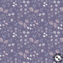 Lewis and Irene Fabrics Evenfall Night Garden Deep Purple Lewis and Irene Fabrics Evenfall Night Garden Deep Purple