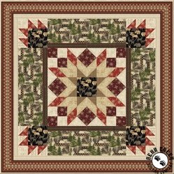 Living Lodge - Woodland Star Free Quilt Pattern by Benartex