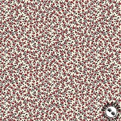 QT Fabrics Oxford Archival Flower Vine Light Cream