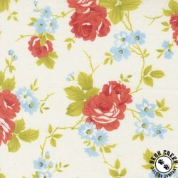 Moda Rosie Country Rose Whipped Cream Moda Rosie Country Rose Whipped Cream