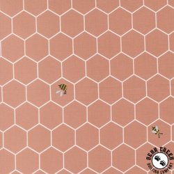 Moda Blossoms and Blooms Bees Rosewood