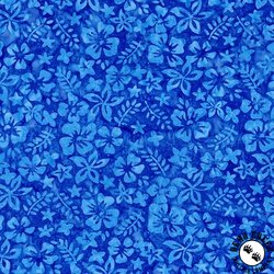 Riley Blake Designs Expressions Batiks Toes in the Sand Flowers Ocean Blue Riley Blake Designs Expressions Batiks Toes in the Sand Flowers Ocean Blue