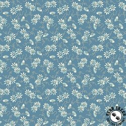 Andover Fabrics Sewing Bird Daisy Chain Dusk