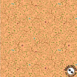 Windham Fabrics Enchanted Woods Branches Peach Windham Fabrics Enchanted Woods Branches Peach