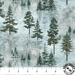 Northcott Stonehenge Eagle Pass Open Tress Light Blue/Multi Northcott Stonehenge Eagle Pass Open Tress Light Blue/Multi