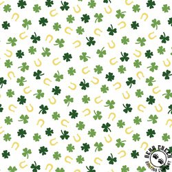 Maywood Studio Kimberbell Celebration Luck Shamrock Green/Gold