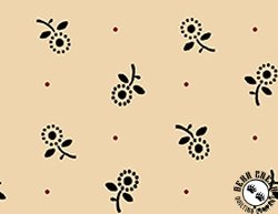 QT Fabrics Oxford Archival Ditsy Cream/Black QT Fabrics Oxford Archival Ditsy Cream/Black
