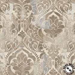 Studio E Fabric You Damask! 118 Inch Wide Backing Fabric Damask Sepia Studio E Fabric You Damask! 118 Inch Wide Backing Fabric Damask Sepia
