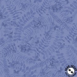 P&B Textiles Indigo Song Tonal Floral Blue