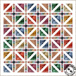 Marbled Wild Goose Crossings Free Quilt Pattern