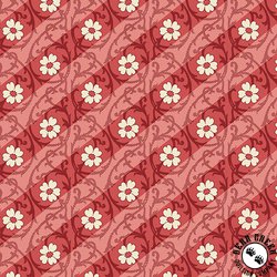 Andover Fabrics Lighthouse Salt Marsh Mallow Red Roof