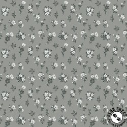 Riley Blake Designs A Walk On The Prairie Floral Sage Gray