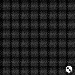 Maywood Studio Holly Jolly Flannel Plaid Black