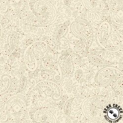 Henry Glass Buttercream and Brickle Bits Meandering Paisley Cream Henry Glass Buttercream and Brickle Bits Meandering Paisley Cream