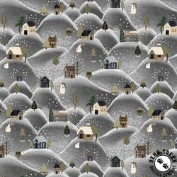 Studio E Fabric Snowy Days and Frosty Nights Snowville Storm Studio E Fabric Snowy Days and Frosty Nights Snowville Storm