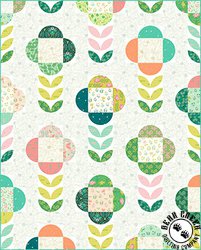 Moonlit Garden Happy Day Free Quilt Pattern