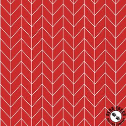 Maywood Studio Kimberbell Basics Chevron Red