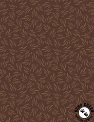 Wilmington Prints Chickadee Charm Tonal Petals Brown