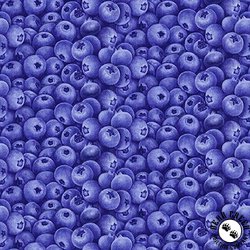 Henry Glass Berrylicious Packed Blueberries Blue Henry Glass Berrylicious Packed Blueberries Blue