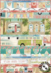 Beach Travel Free Quilt Pattern