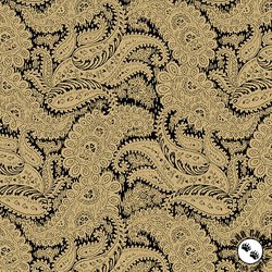 Andover Fabrics Carolina Broad Damask Black Andover Fabrics Carolina Broad Damask Black