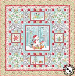 Frosty Forest - It's Snow Time Free Pattern by Benartex