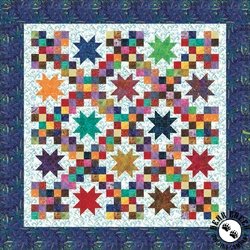 Breezy Batiks Free Quilt Pattern