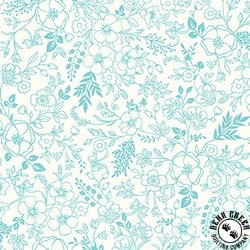 Maywood Studio Kimberbell Star Spangled Beauty Toile Aqua